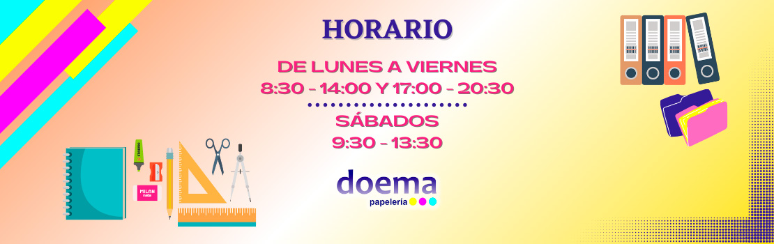 Horario especial Vuelta al cole