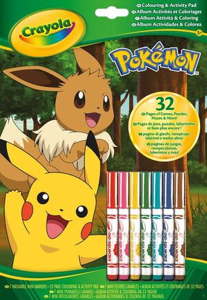 LIBRO ACTIVIDADES POKEMON  7 ROTULADORES