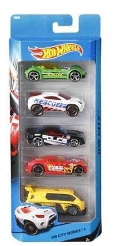 COCHES HOT WHEELS PACK DE 5 SURTIDOS