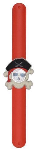 RELOJ INFANTIL SLAP PIRATA ROJO