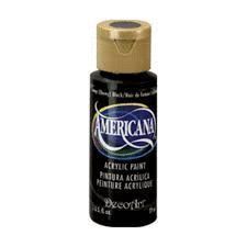PINTURA ACRILICA 59ML BLACK AMERICANA