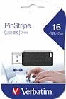 PENDRIVE 16 GB VERBATIM PINSTRIPE