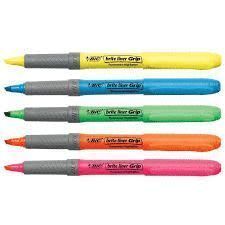 MARCADOR BIC HIGHLIGHTER GRIP 1.6 MM VERDE