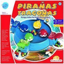 JUEGO PIRAÑAS ATRAPABOLAS