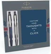 PARKER SET DE REGALO 2 BOLÍGRAFOS Y BLOC DE NOTAS JOTTER