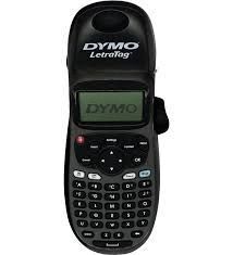 ROTULADORA PORTÁTIL DYMO LETRATAG 100H ABC NEGRA + 1 CINTA DE PAPEL 12MMX4M