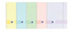 CARPETA ESPIRAL 30 FUNDAS A4 LIVE&GO OXFORD PASTEL SURTIDO