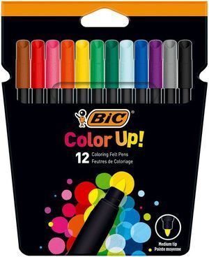 ROTULADOR BIC COLOR UP 12 COLORES SURTIDOS