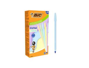 BOLIGRAFO BIC CRISTAL PASTEL AZUL