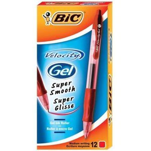 BOLIGRAFO BIC VELOCITY GEL ROJO
