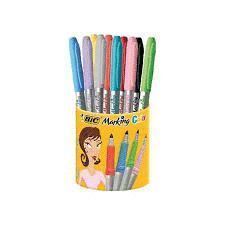 MARCADOR BIC PERMANENTE 0.8 MM AZUL