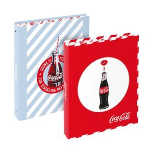 CARPETA 4 ANILLAS COCA-COLA REFRESH SURTIDAS