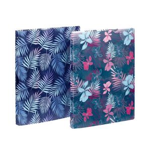 CARPETA A4 4 ANILLAS 25MM PP TROPICAL NIGHT SURTIDAS