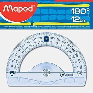 TRASPORTADOR ANGULOS 180º MAPED