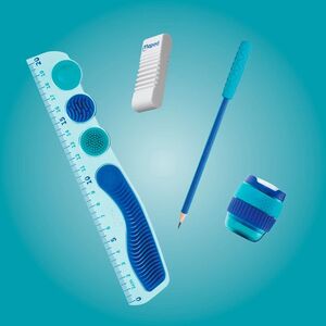 KIT ESCOLAR MAPED KIDYLEARN CONCENTRATION AZUL 4 PIEZAS