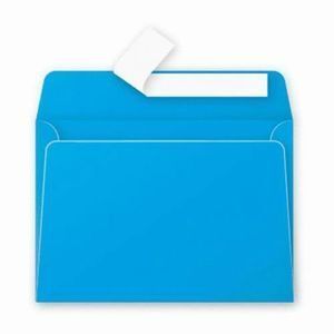 SOBRE POLLEN 114X162 120G AZUL TURQUESA