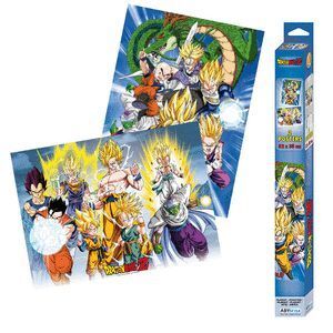 SET 2 POSTERS DRAGON BALL  GROUPS 52X38