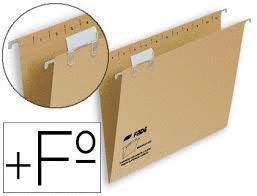 CARPETA COLGANTE KIO 3 KRAFT FOLIO CAJA DE 50 UNIDADES