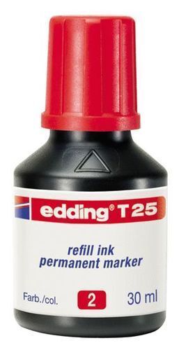 TINTA CARGA EDDING PERMANENTE T25 ROJA