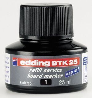 BOTE TINTA PARA PIZARRA EDDING BTK 25 NEGRA