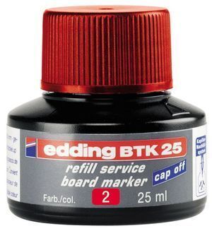 BOTE TINTA PARA PIZARRA EDDING BTK 25 ROJO