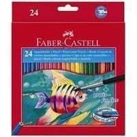 LAPIZ MADERA ACUARELABLE 24 FABER CASTELL