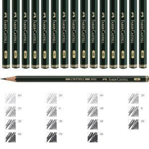 LAPIZ GRAFITO 9000 5B FABER CASTELL