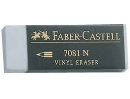 GOMA DE BORRAR FABER CASTELL VINYL ERASER 7081 N