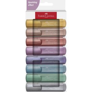 MARCADOR FABER CASTELL TEXTLINER 46 8 COLORES METALICOS SURTIDO