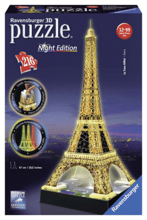 PUZZLE 3D TORRE EIFFEL NIGHT EDITION 12579