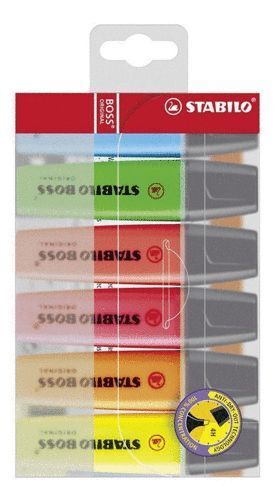 MARCADOR STABILO BOSS ORIGINAL FLUO 6 UNIDADES