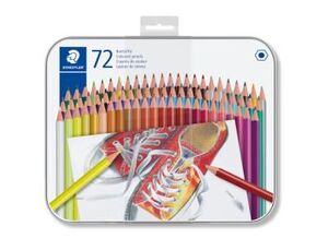 LAPICES DE COLORES STAEDTLER CAJA METALICA DE 72 UNIDADES COLORES SURTIDOS