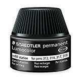 BOTE TINTA NEGRA RECARGABLE STAEDTLER LUMOCOLOR NEGRO