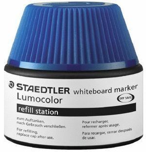 BOTE TINTA NEGRA RECARGABLE STAEDTLER PIZARRA AZUL