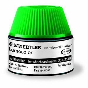 BOTE TINTA NEGRA 20 ML RECARGABLE STAEDTLER PIZARRA VERDE