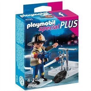 PLAYMOBIL BOMBERO CON MANGUERA 4795