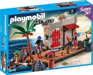 PLAYMOBIL SUPERSET FUERTE PIRATA 6146