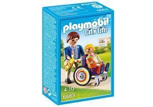 PLAYMOBIL NIÑO EN SILLA DE RUEDAS 6663