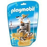 PLAYMOBIL ANIMALES FAMILIA PELICANOS