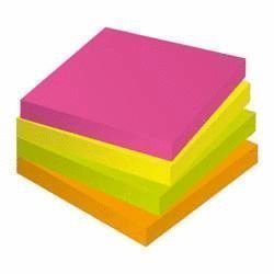 CUBO NOTAS 75X75 FLUOR 320H