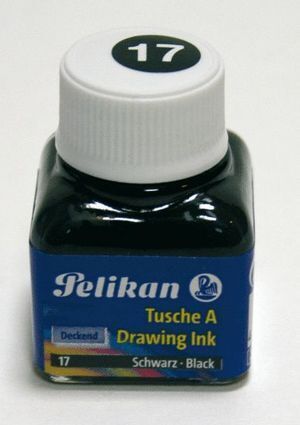 TINTA CHINA PELIKAN Nº 17 NEGRA