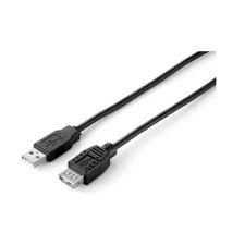 CABLE ALARGADOR USB-A M A USB-A  H 1,8M