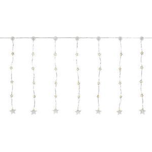 CORTINA ESTRELLAS CON LUZ NAVIDAD 90 CM