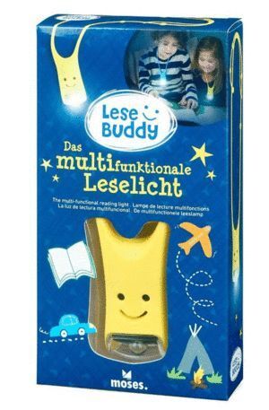 LINTERNA DE LECTURA INFANTIL LESE BUDDY AMARILLO