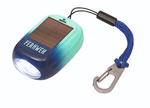 MINI LINTERNA SOLAR CON DINAMO COLOR SURTIDO