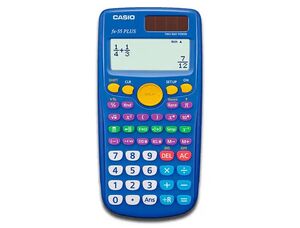 CALCULADORA CASIO FX-55 PLUS CIENTIFICA 240 FUNCIONES PANTAL