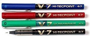 BOLÍGRAFO PILOT V7 NEGRO HI TECPOINT 