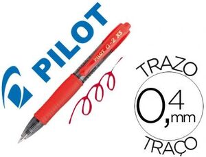 BOLIGRAFO PILOT G2 XS ROJO