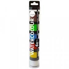 SET ACUARELA 18 ML 6 COLORES BASICOS