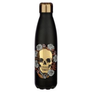 BOTELLA TERMICA 500ML CALAVERA Y ROSAS